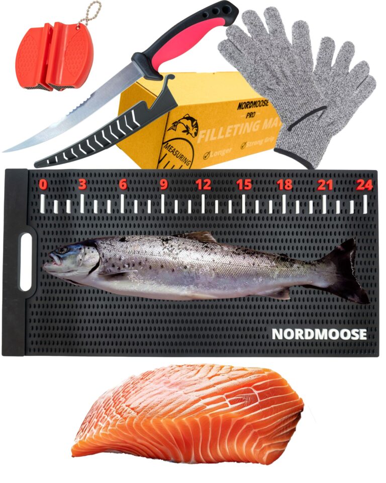 Fish fillet mat, fillet away fish mat, fillet knife kit, nordmoose Fish fillet board, amazon
